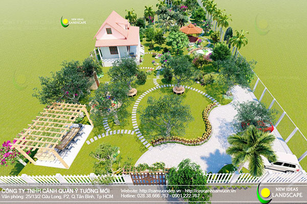 THIẾT KẾ NHÀ VƯỜN SINH THÁI