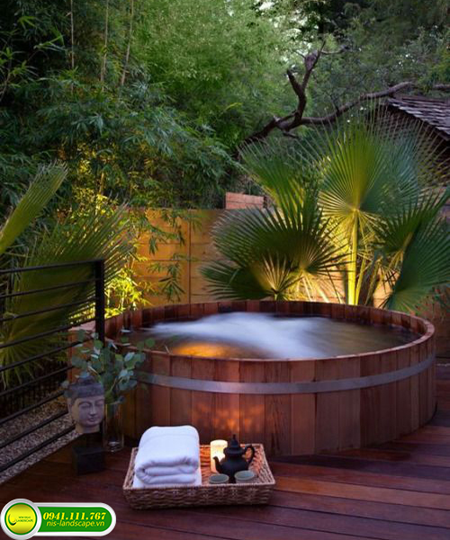 thiết kế thi công cảnh quan sân vườn spa